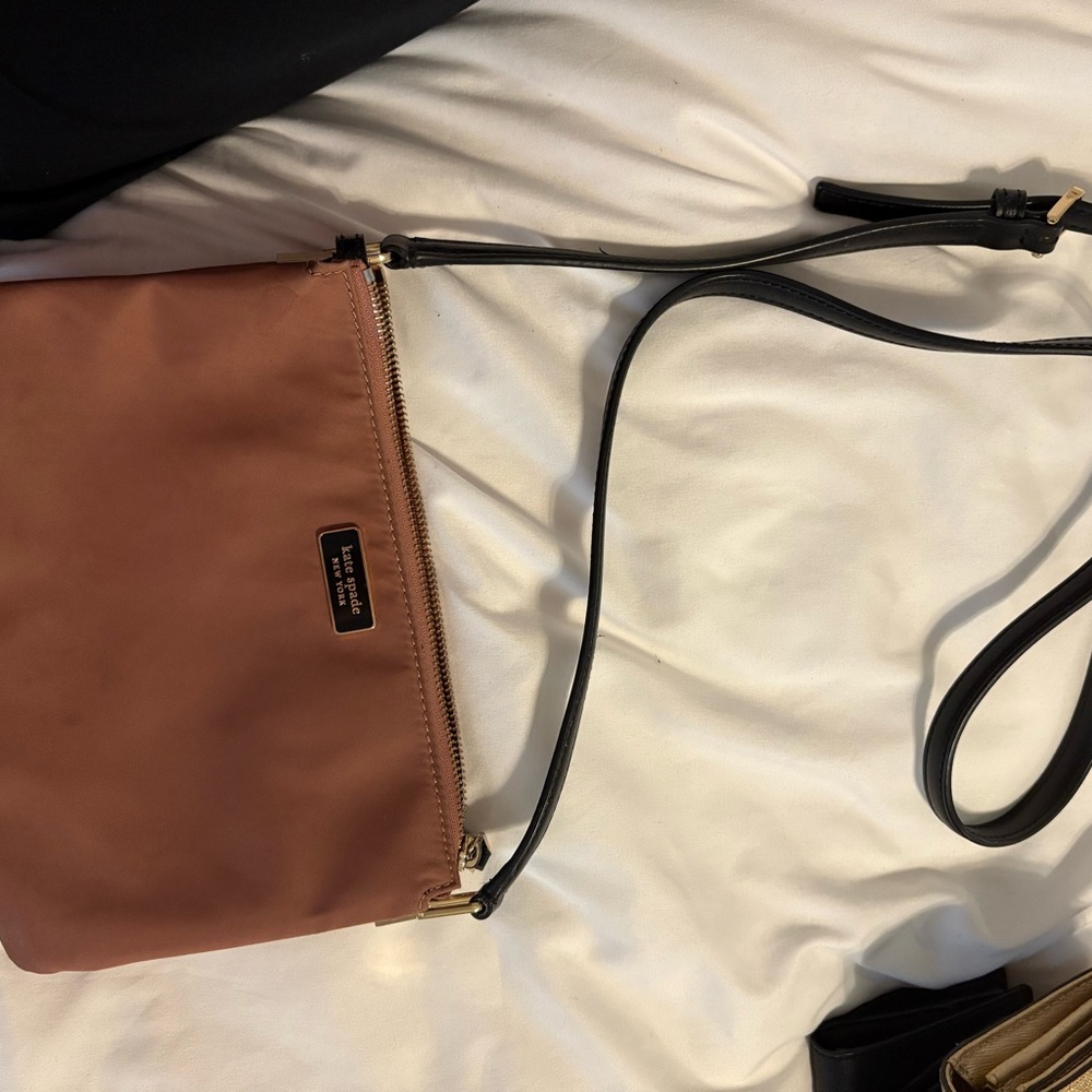 Kate Spade mauve Crossbody Bag-needs tlc